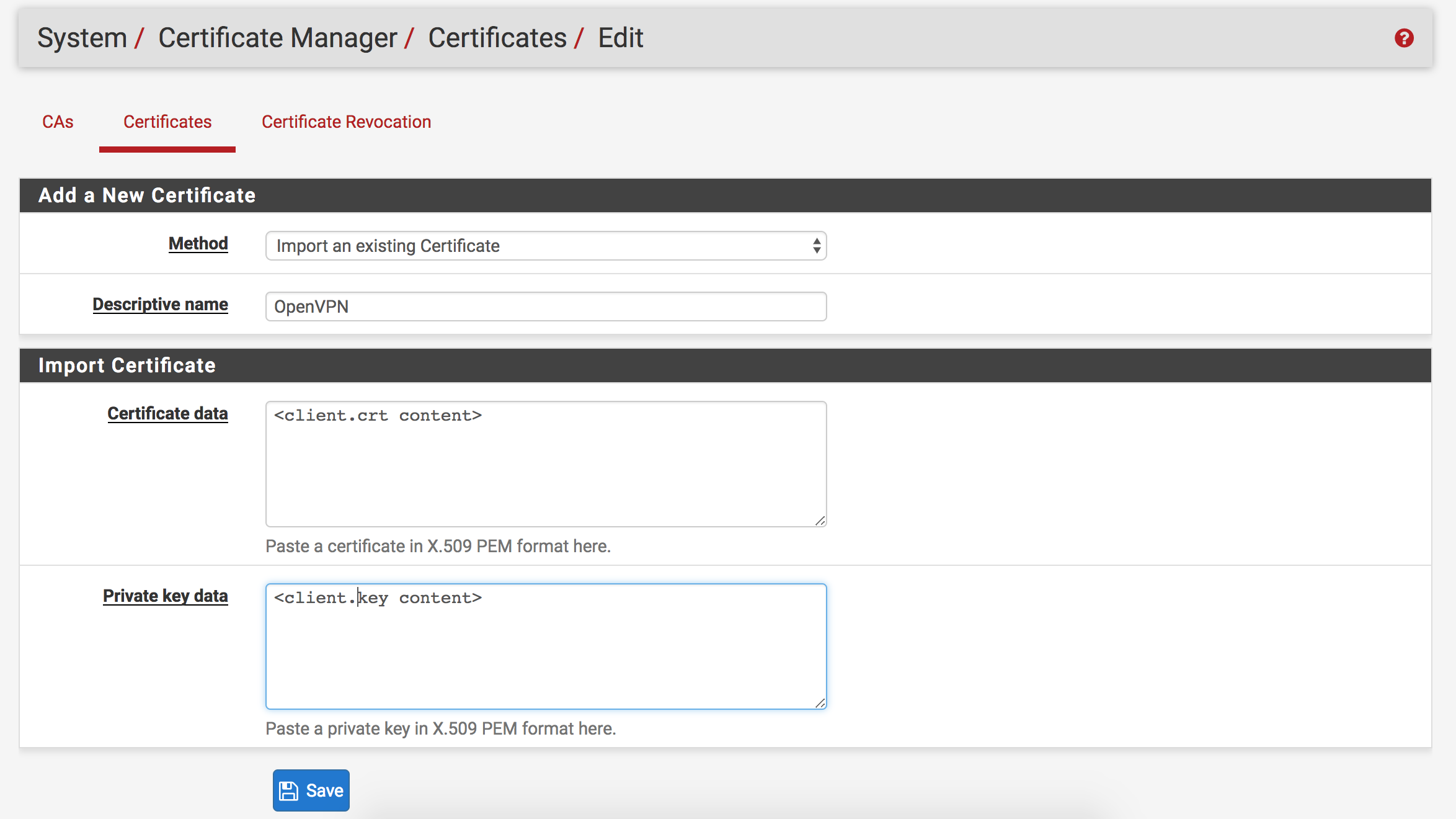Cert screenshot